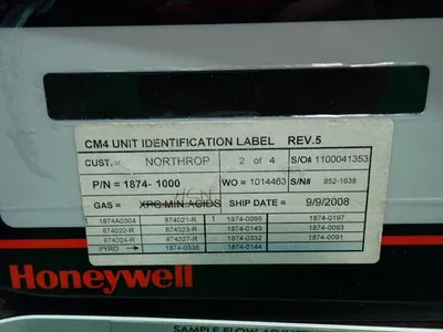 Used HONEYWELL ANALYTICS 18741000 Gas Analyzers / Detectors Ohio US | HGR 24 #755426