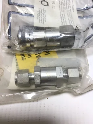 Parker CP16 Brass/029AJ SS Fittings(Lot of 8)