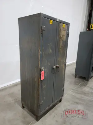 Stronghold 36" x 24" x 78" Heavy Duty Tool Cabinet, 12 Gauge Construction