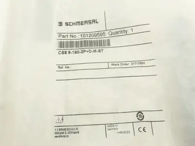 Schmersal CSS 8-180-2P+D-M-ST Electronic Safety Proximity Sensor 101209595