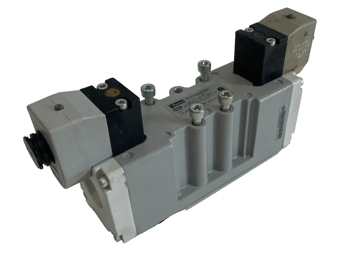 USED PARKER H22VXBG023C PNEUMATIC SOLENOID VALVE