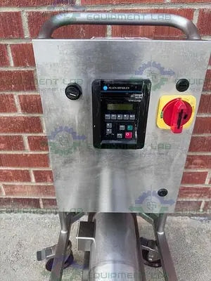 USED IDEX WRIGHT FLOW S1L ROTARY LOBE W/STAINLESS 1/2 HP MOTOR, CONTROLLER