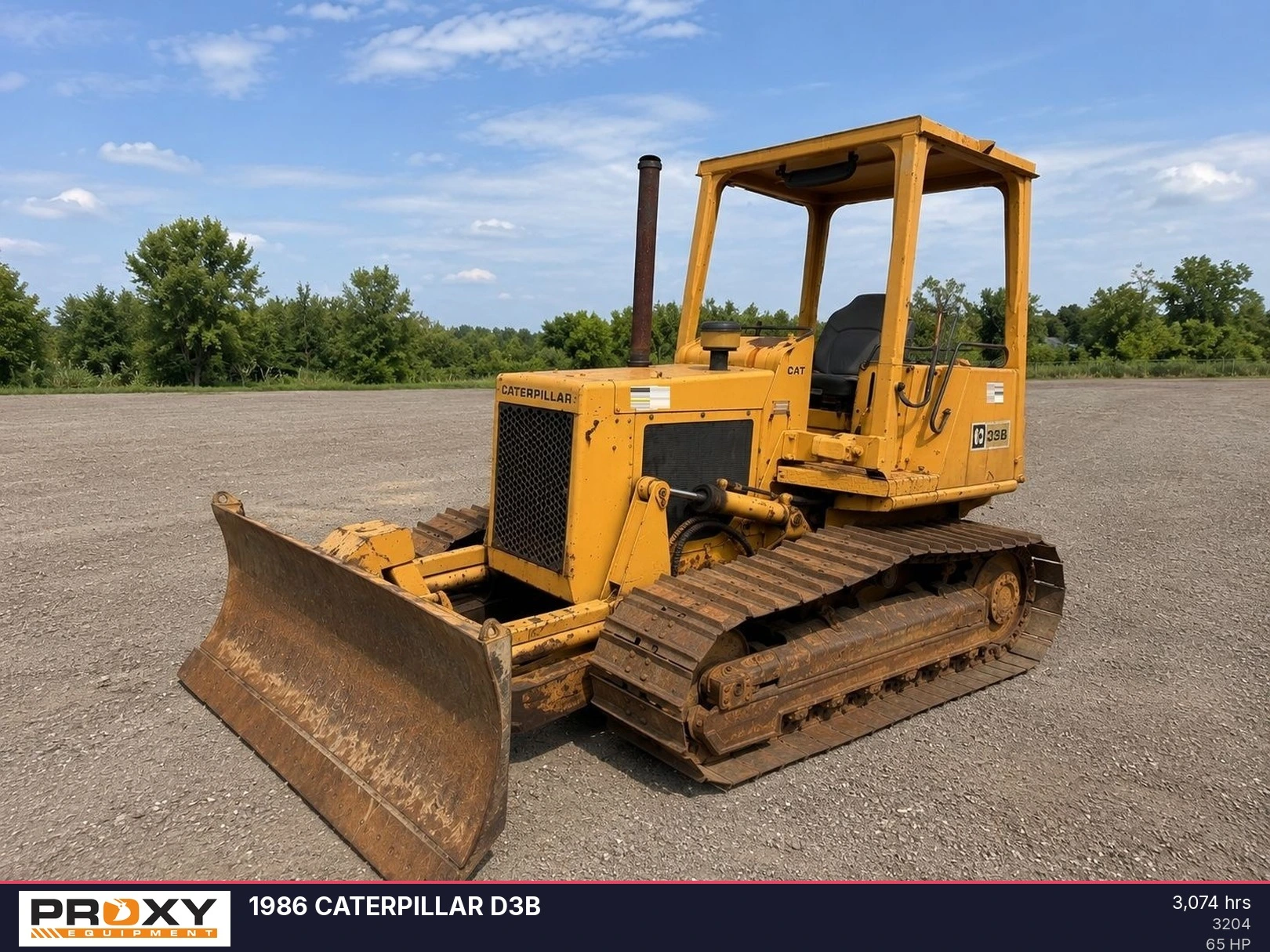 Used 1986 Caterpillar D3B Crawler Dozers Louisiana US | Proxy Equipment #1426045