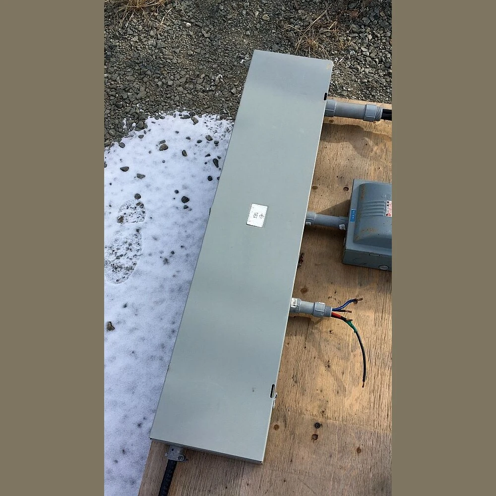 BEL 600 Amp Splitter Trough 48" x 8" x 6"