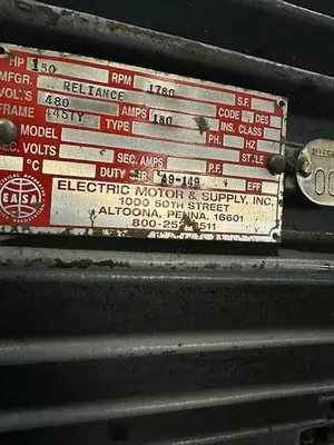 Used RELIANCE 445TY A.C. Motors Ohio US | Surplus Asset Holdings #1187566