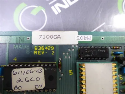 Allen Bradley 7100-GA Main Processor Board 636429-90001 Rev. 2 Used