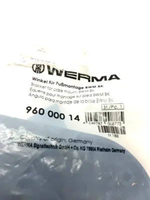 960 000 14 | Werma  Bracket For Base Mount BWM BK - New
