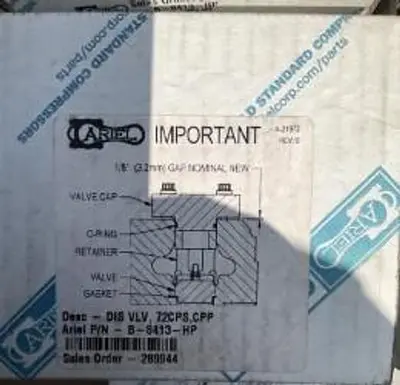 Ariel 72cps Discharge Valve PN B-8413-HP
