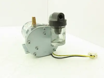 Gast 0532-104A-G621X Motor Mounted Rotary Vane Vacuum Pump 0.6 CFM 15 PSI 115V