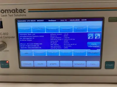 Used INNOMATEC SINGLE CHANNEL LEAK TEST COMPUTER, CONFIGURABLE Computer Accessories | Maverick Industrial Sales #1100330