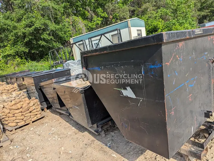 Used UNKNOWN MANUFACTURER: USED SEVEN (7) TILT HOPPERS Tippers GE | US Recycling Equipment #474563