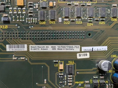 Bosch 1070077000-072 Power Supply Unit Control Board 05W49-C-B-H-T-V Used