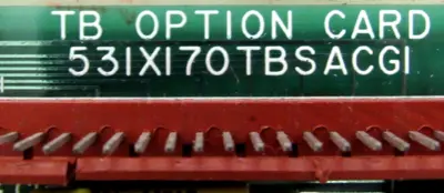 USED GENERAL ELECTRIC F31X170TBSACG1 FR00/0 OPTION CARD F31X170TBSACG1FR000