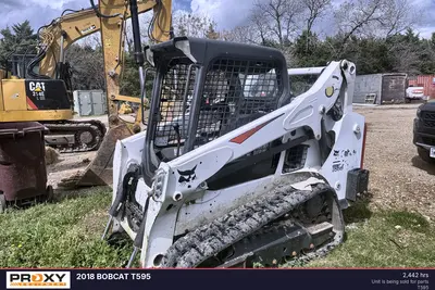 Used 2018 BOBCAT T595 Compact Track Loaders Texas US | Proxy Equipment #1383032