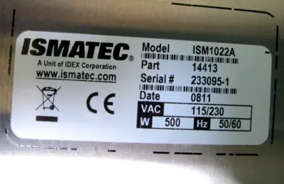 USED Ismatec ISM1022A