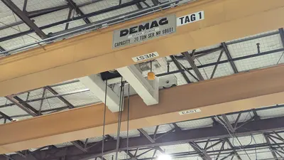 DEMAG 20 Ton Cranes - Overhead, Bridge | Highland Machinery & Crane (4)