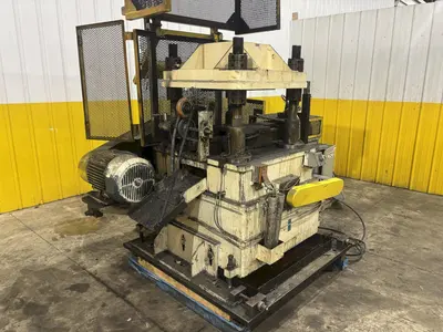40 TON RLM MODEL #R40 4-POST CUTOFF PRESS & SERVO DIE ACCELERATOR: YOBRO #23887