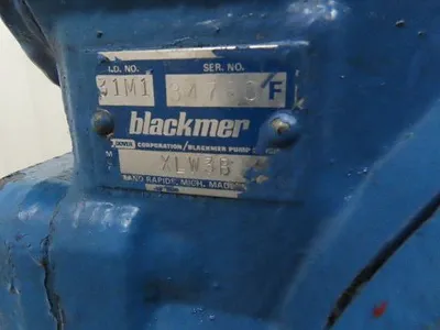 Blackmer XLW3B 3" Sliding Vane Pump Positive Displacement 3Hp 230/460V RH Inlet