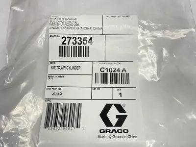 273354 | Graco  Air Cylinder Repair Kit - New Other