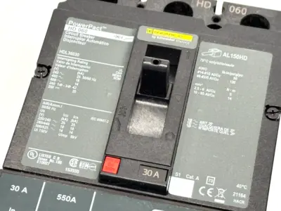 New | in-Stock Square D PowerPact Circuit Breaker 30A 600V 3P Circuit Breakers Michigan US | Maverick Industrial Sales #1389780