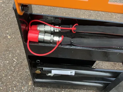 Used WOLVERINE PFA-11-3300G SKID STEER PALLET FORK HYDRAULIC ADJUSTABLE Pallet Forks Michigan US | Miedema Asset Management Group #1468700