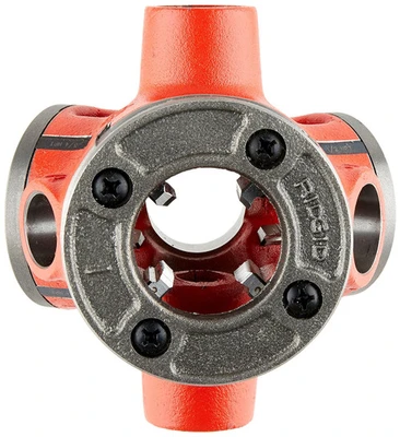 Ridgid 30A 3-Way Pipe Threader, 3/8" 1/2" 3/4" NPT, With Standard RH Alloy Dies [Refurbished]