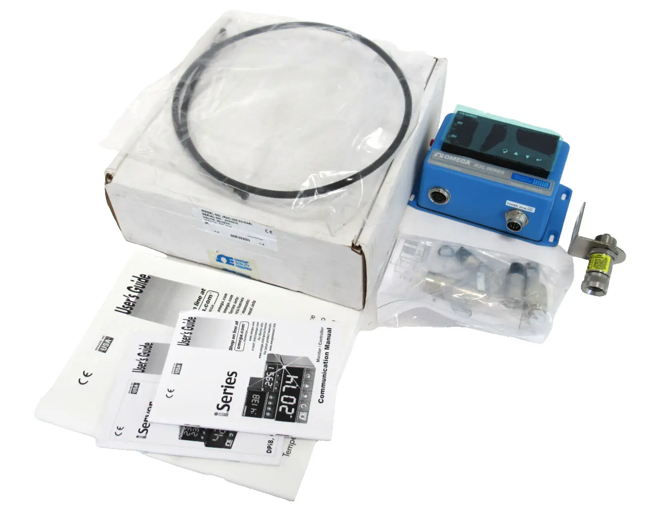 NEW OMEGA IR2C-300-53-C4E1 IR TEMP MEASUREMENT/CONTROLLER SYSTEM IR2C30053C4E