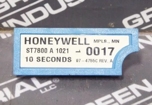 Honeywell ST7800 A 1021 Fixed 10 Second Purge Timer 97-4755C Rev. A Used