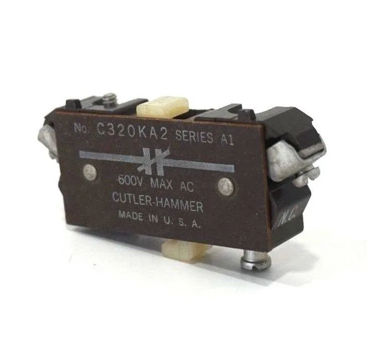 NEW CUTLER HAMMER C320KA2 AUXILIARY CONTACT SER.A1
