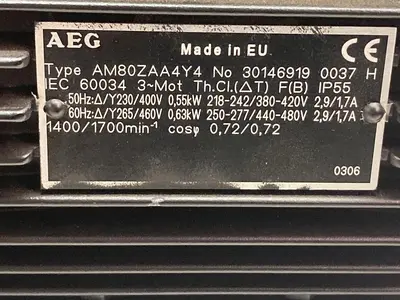 USED AEG AM80ZAA4Y4