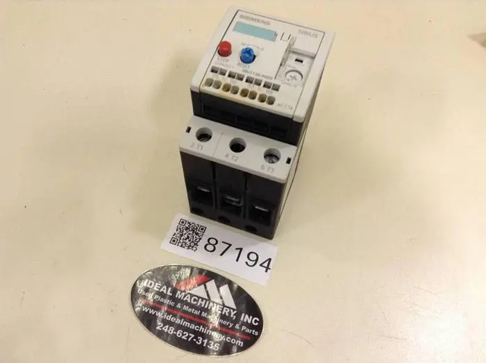 Used SIEMENS 3RU1 136-4HD0 Relays & Switches Michigan US | Ideal Machinery #576293