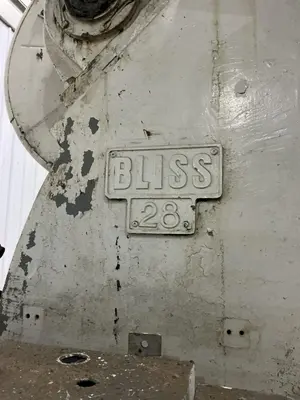 95 TON BLISS MODEL #28 OBI STAMPING PRESS 6"
 STROKE : YOBRO 24901