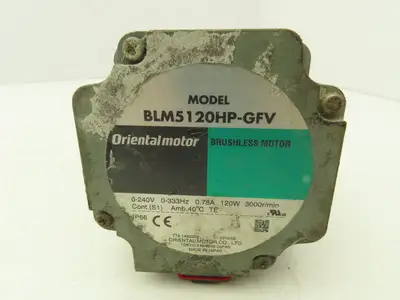 Oriental Motor BLM5120HP-GFV Brushless DC Gear Motor 120W 5:1 Gearhead GFV5G5S