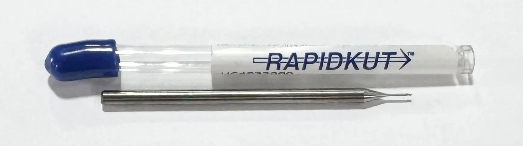 RapidKut 0.025" Carbide Ball End Mill 3 Flute 30 Deg Helix USA Made