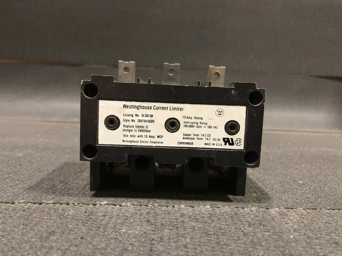 USED WESTINGHOUSE EL3015R