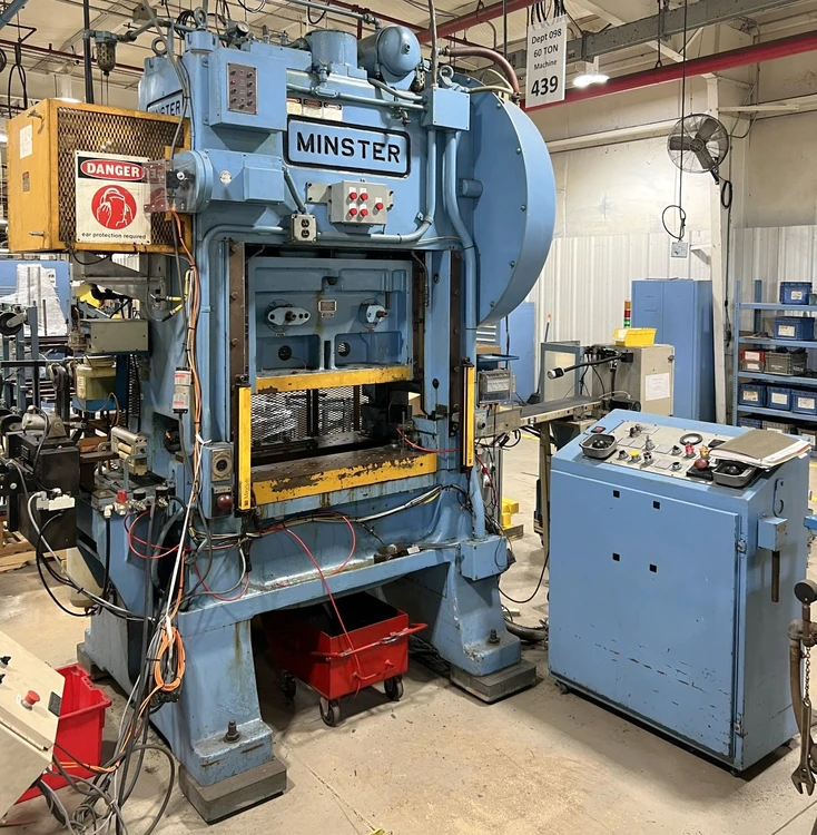 Used 1976 MINSTER MINSTER P2-60-36 PRESS Straight Side Presses | Alma Machinery #898693