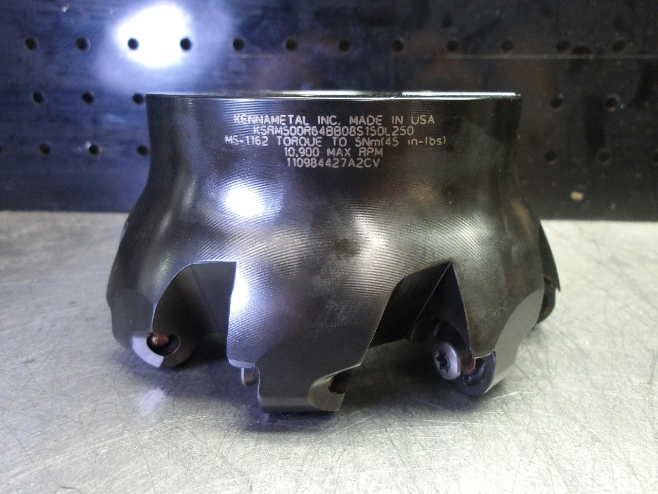Kennametal 5" Coolant Thru Indexable Facemill KSRM500R64BB08S150L250 (LOC2052B)