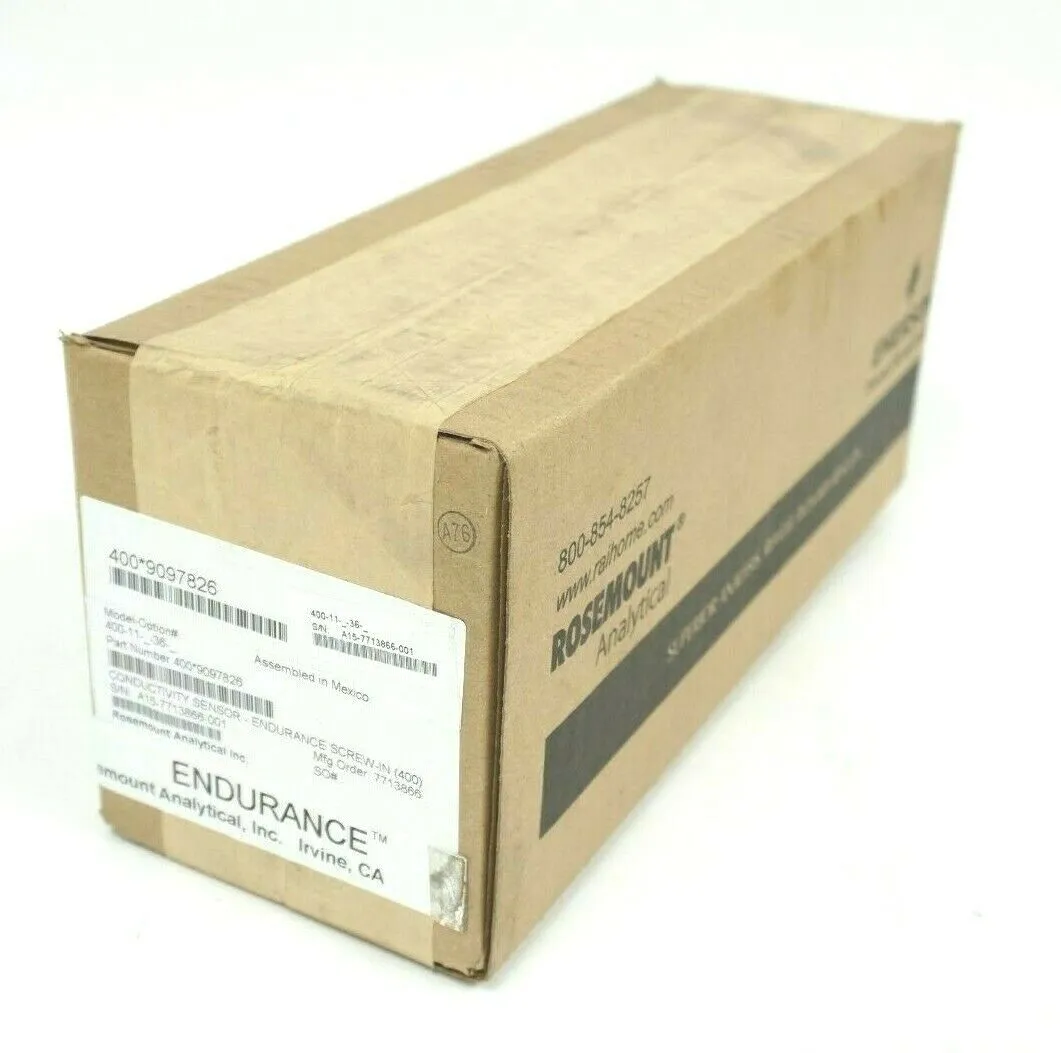 NEW SEALED EMERSON 400-11 400*9097826 CONDUCTIVITY SENSOR 40011 4009097826