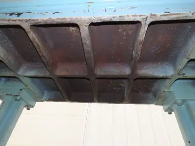 Vintage Precision Steel Welding Layout Table 71-1/2x36" Cast Iron 1-3/8" Top