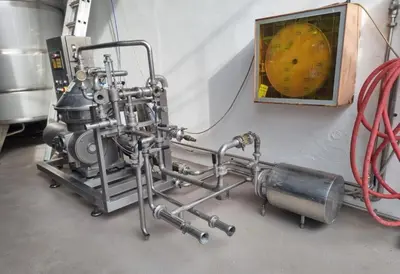 (2) SPX Seital SE 201 hermetic beer clarifier skids, 304SS.
