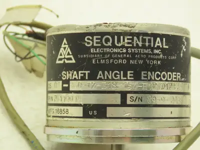 Sequential 25GN-360-IZ-E1S-15V-H1F1D1FB3T3 Rotary Encoder 5-24VDC 1/4" Shaft