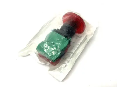 NEW C3CONTROLS JUMBO RED ILLUMINATED PUSHBUTTON, PUSH/PULL
