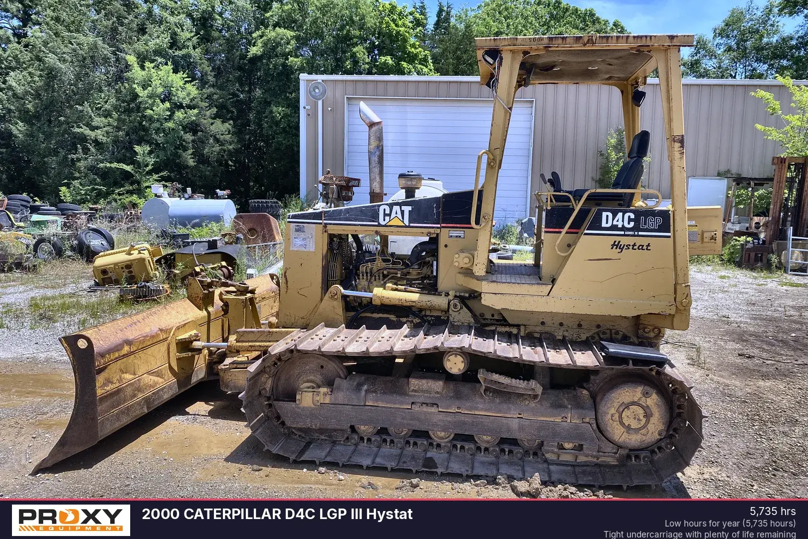 Used 2000 CATERPILLAR D4C LGP III HYSTAT Bulldozers Alabama US | Proxy Equipment #1377980