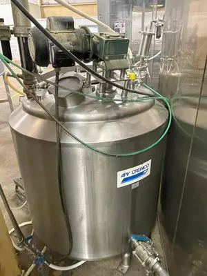 APV Crepaco Jacketed Tank with Pressure Vessel