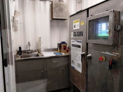 Elgin ClearWave 40 containerized dewatering system.