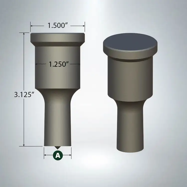 CLEVELAND PUNCH & DIE 0770P040125 Punches | Punch Press and Shear