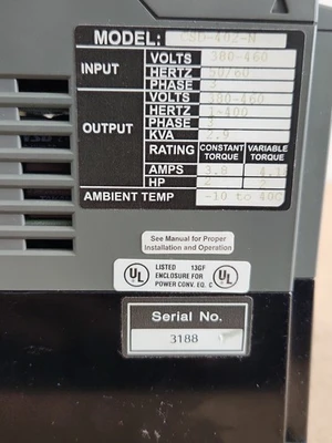 USED Motortronics CSD-402-N