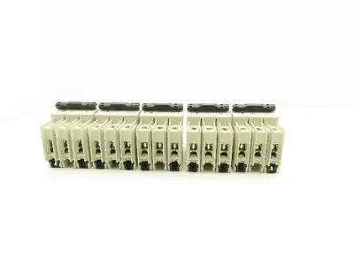ABB S203UP-K6A 3-Pole Circuit Breaker 20A 480VAC 18-4AWG DIN Mountable Lot of 5