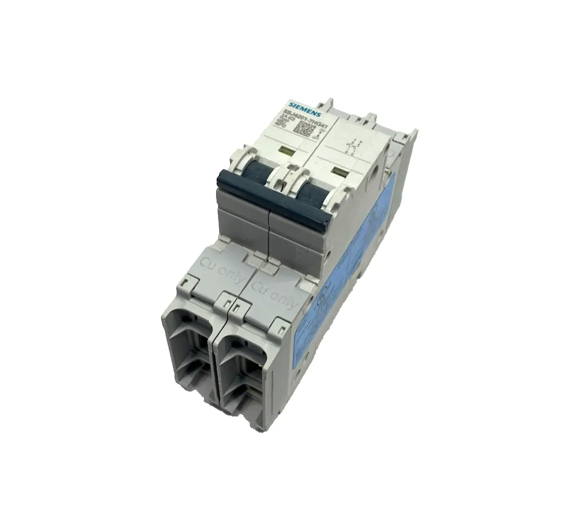 5SJ4201-7HG41 | Siemens  Miniature Circuit Breaker 240V 14kA 2P, Trip C, 1A - New Other