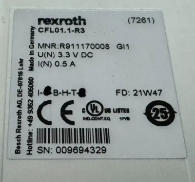 NEW REXROTH R911170008